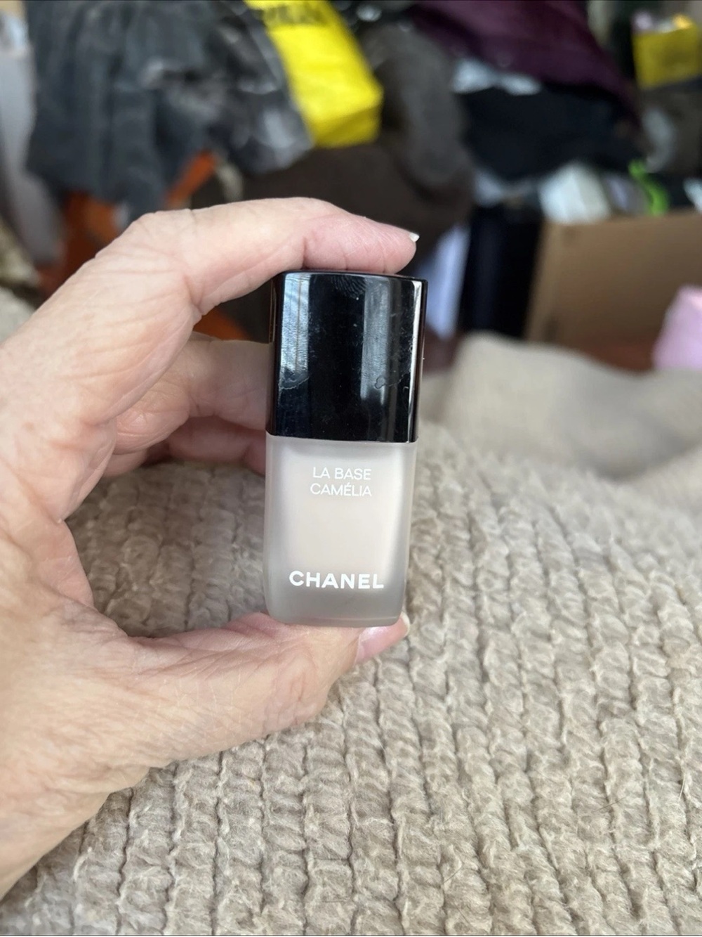 CHANEL La Base Camélia Nail Base Coat. 13ml. New!